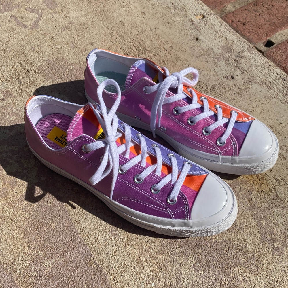 Converse All Star 70 Low Chinatown Market UV Color Change 7.5/9.5 White Pink